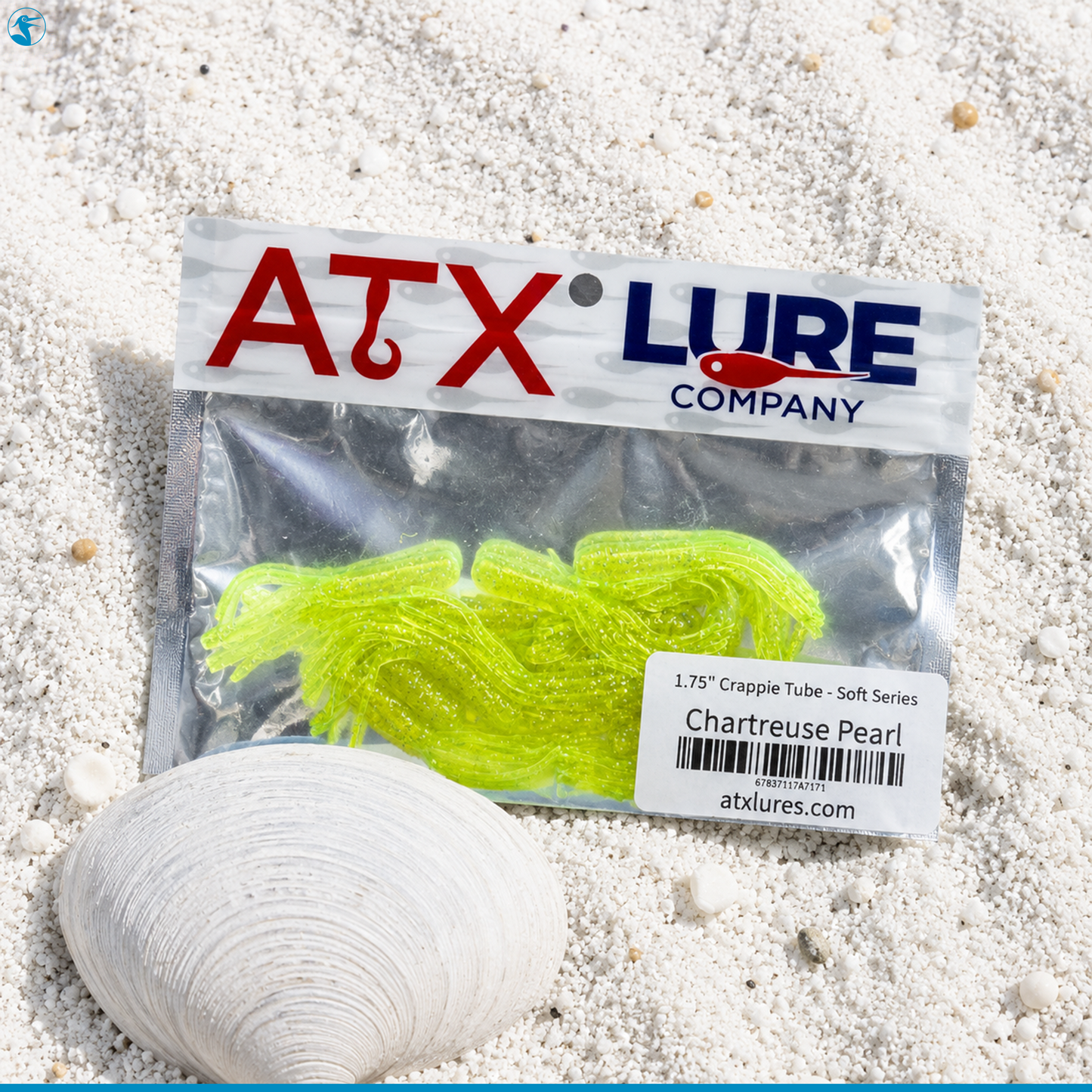 ATX Lure Soft Tube Crappie Tube 1.75" (1 3/4")