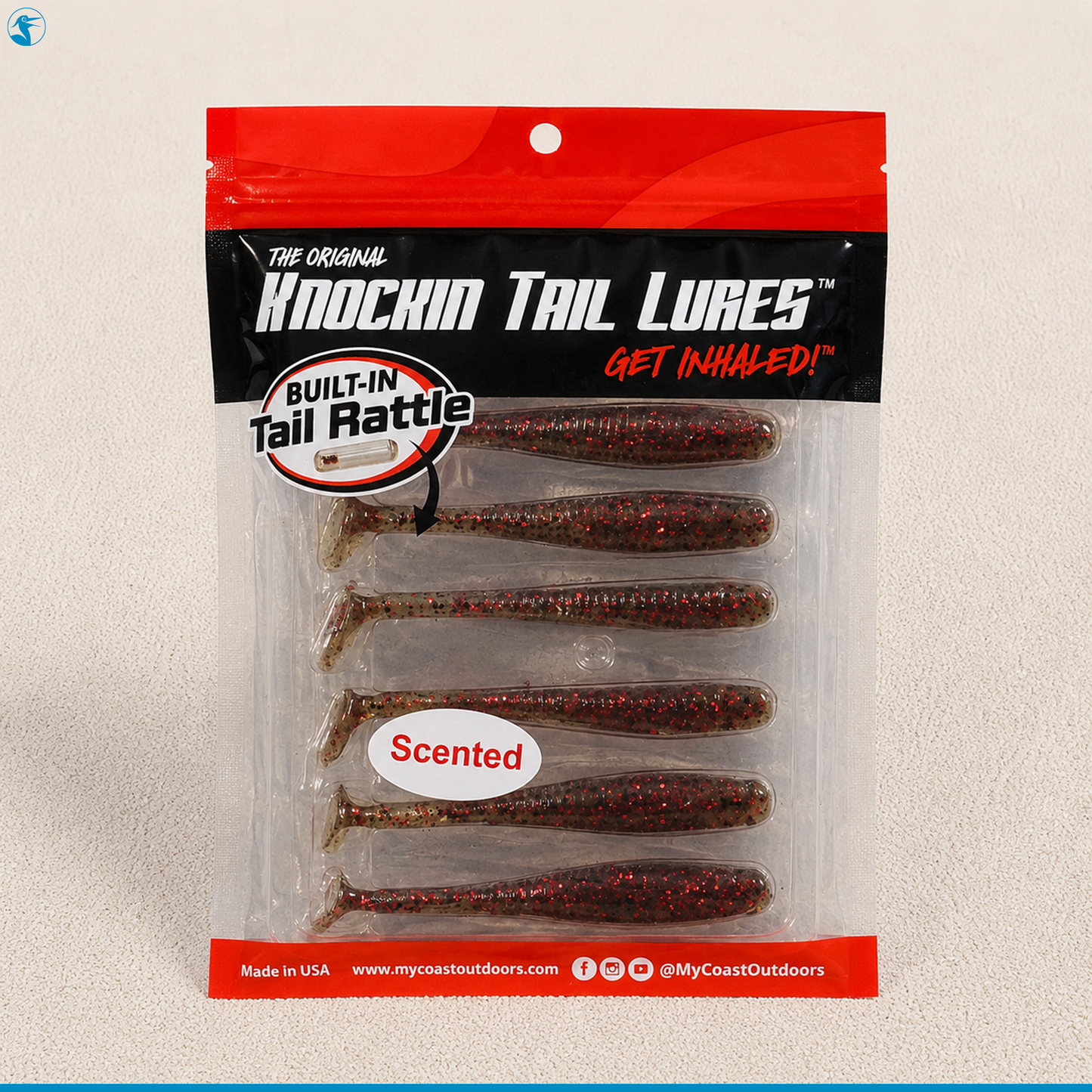 Knockin Tail Lures Soft Plastic Knockin Tail 3.25" (3 1/4")