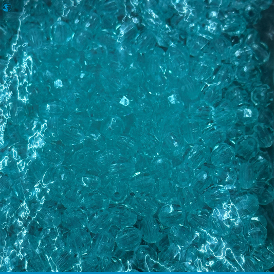 Panhandle Salt Disco Beads Faceted Pack 6mm