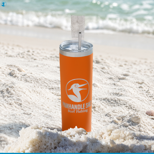 Panhandle Salt Tumbler 20 oz with Lid and Straw