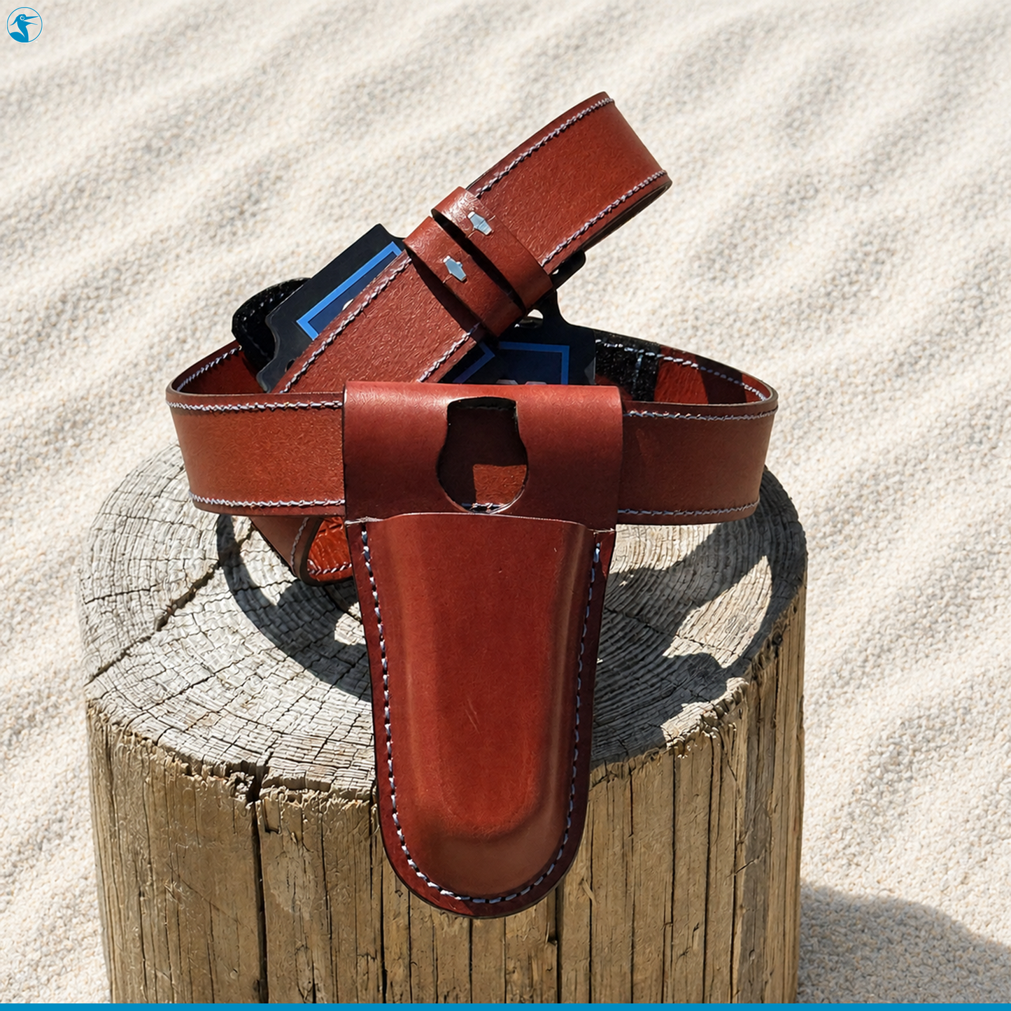 SORD Tool Belt Leather Surf Fishing with Sheath