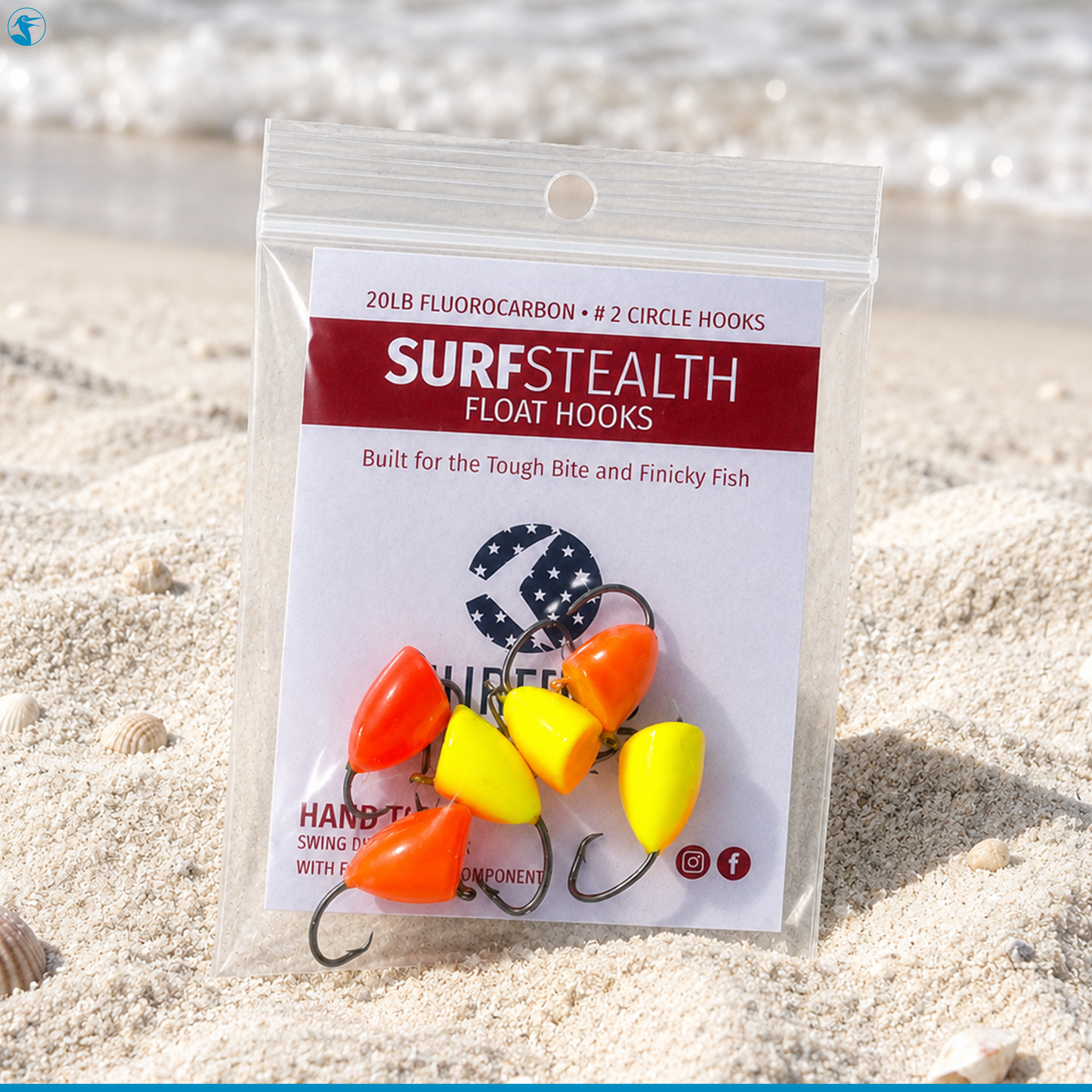 SurfPro Float Pack Surf Stealth Float Hooks