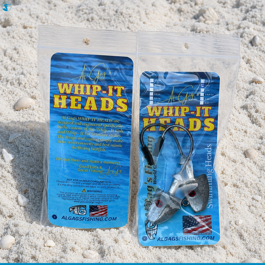 Al Gags Lures Jig Heads Whip-It Heads 2oz