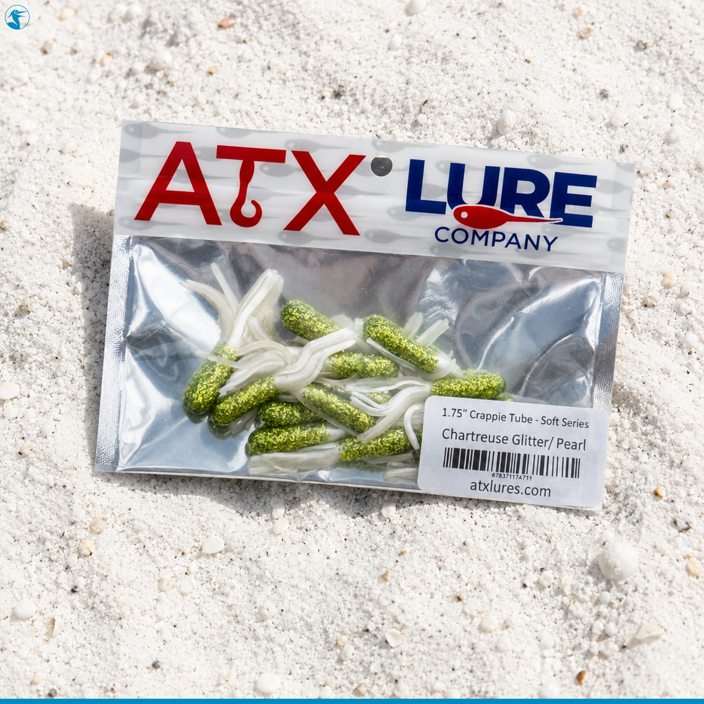 ATX Lure Soft Tube Crappie Tube 1.75" (1 3/4")
