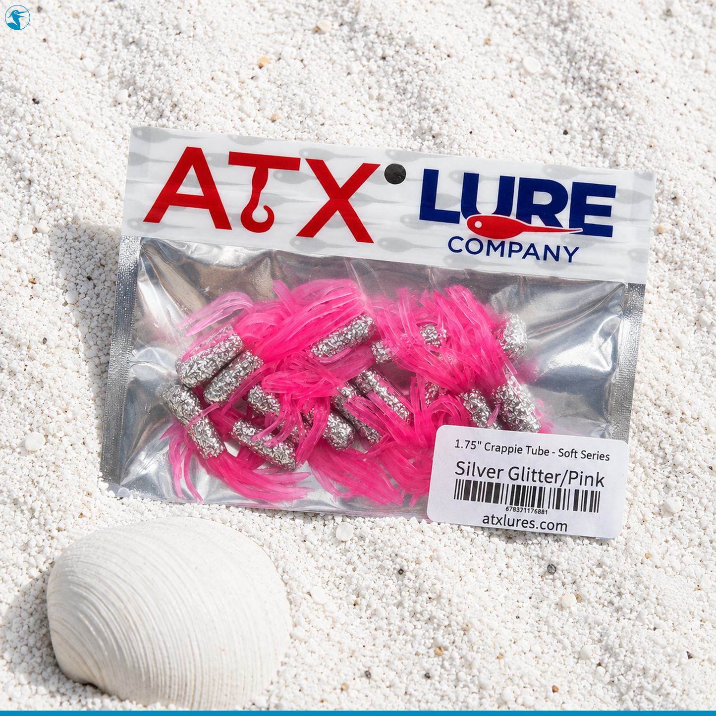 ATX Lure Soft Tube Crappie Tube 1.75" (1 3/4")