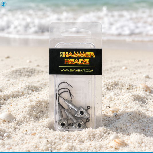 Big Hammer Jig Head Hammer Head 0.187oz (3/16oz) 2/0L