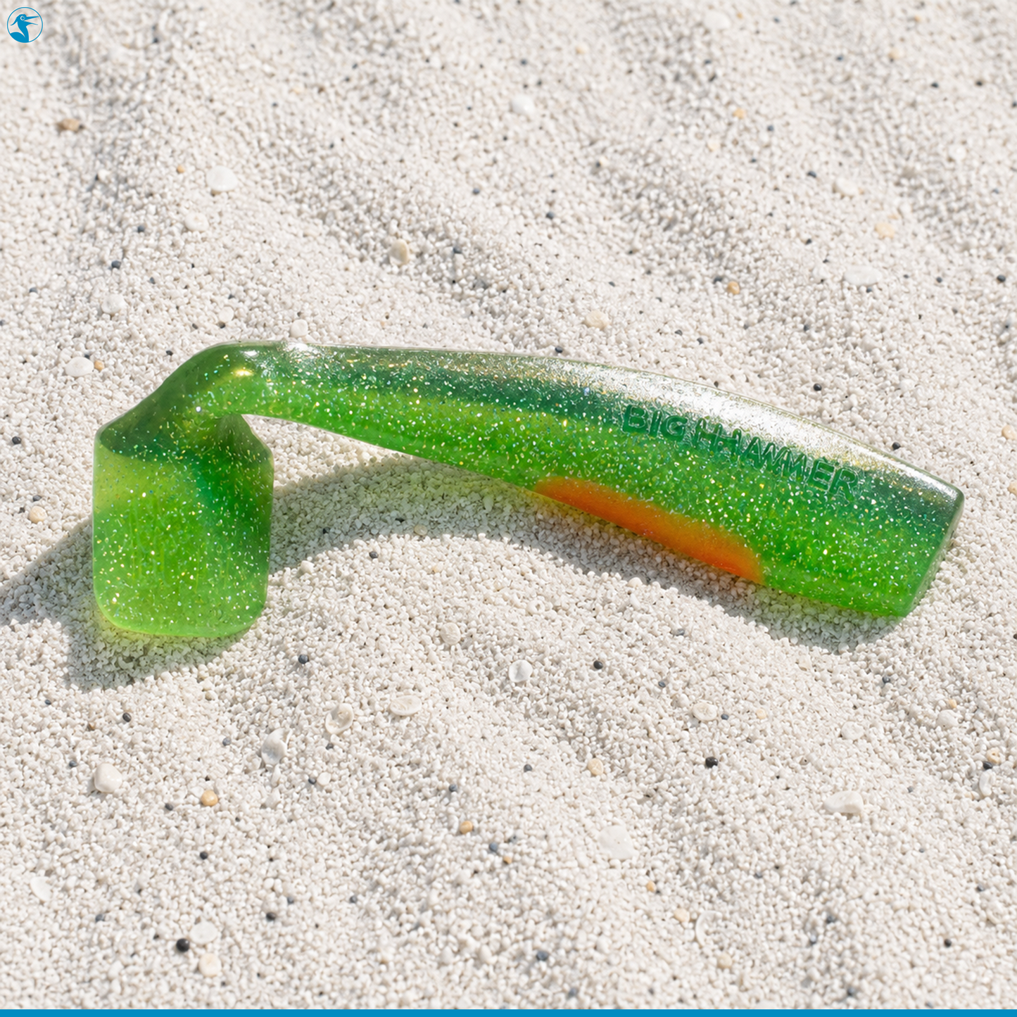 Big Hammer Lure Hand-Poured Soft Plastic Swimbait 5.5" (5 1/2")