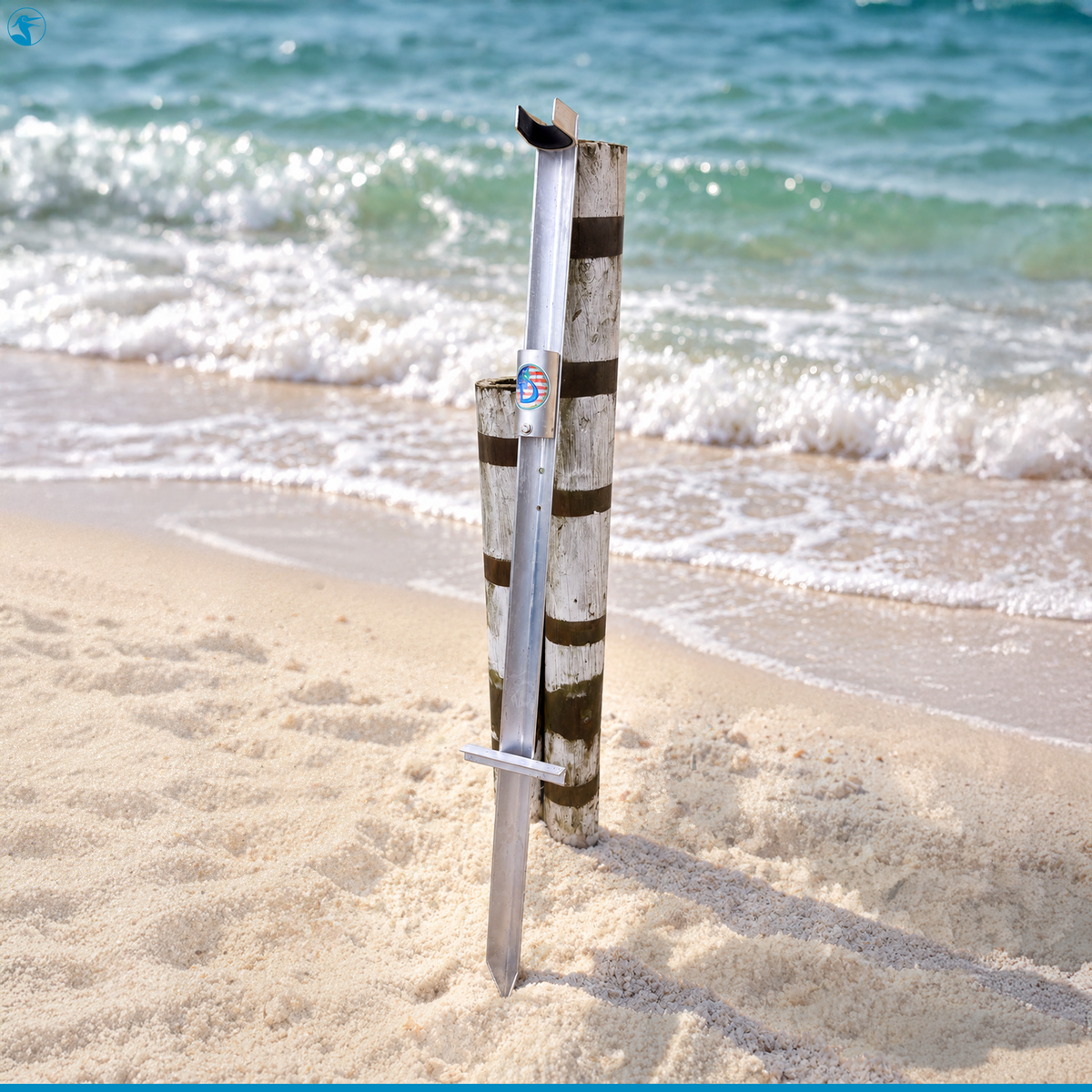 Deerfield Sand Spike 4' Open Face with Foot Peg