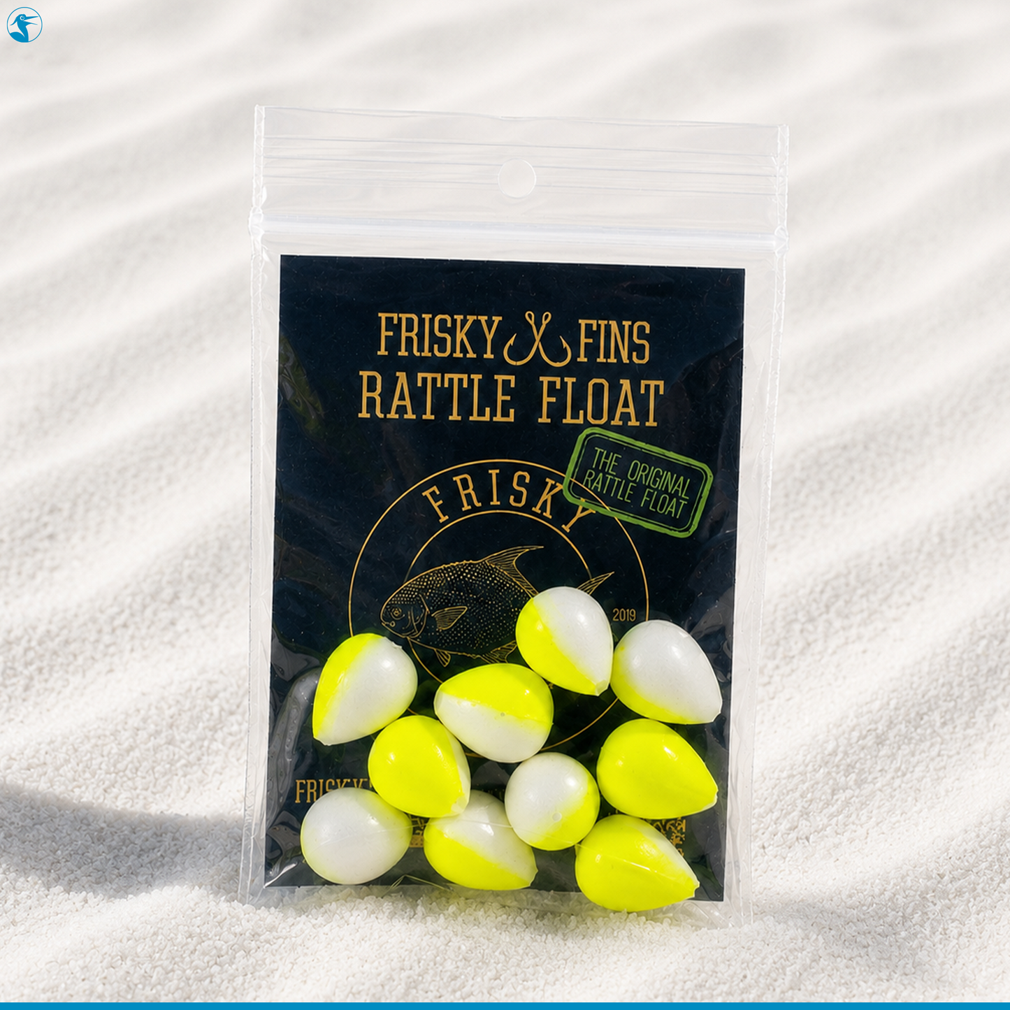 Frisky Fins Float Pack Rattle Pear