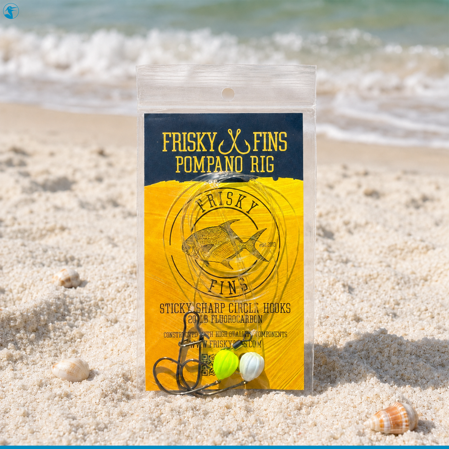 Frisky Fins Pompano Rig Mini Float
