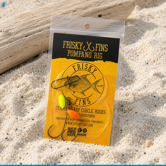 Frisky Fins Pompano Rig Olive
