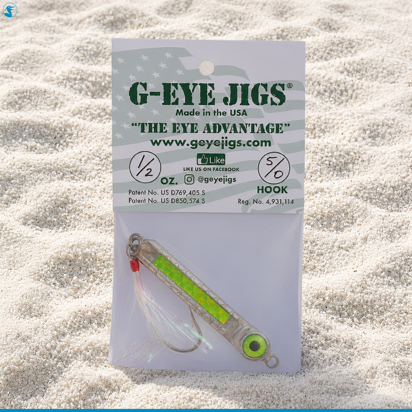G-Eye Lures Casting Lure Rain Minnow 1.5oz (1 1/2oz)
