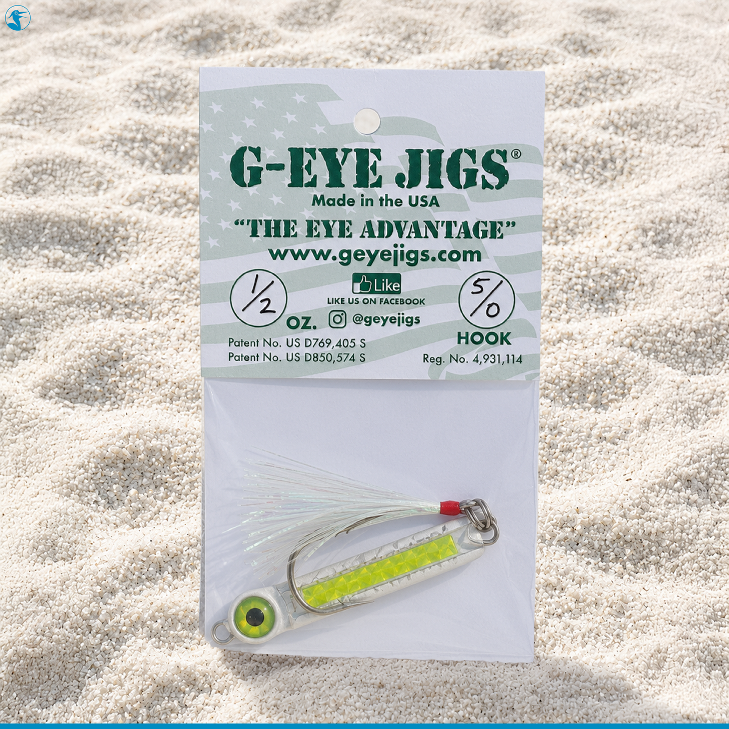 G-Eye Lures Casting Lure Rain Minnow 1.5oz (1 1/2oz)