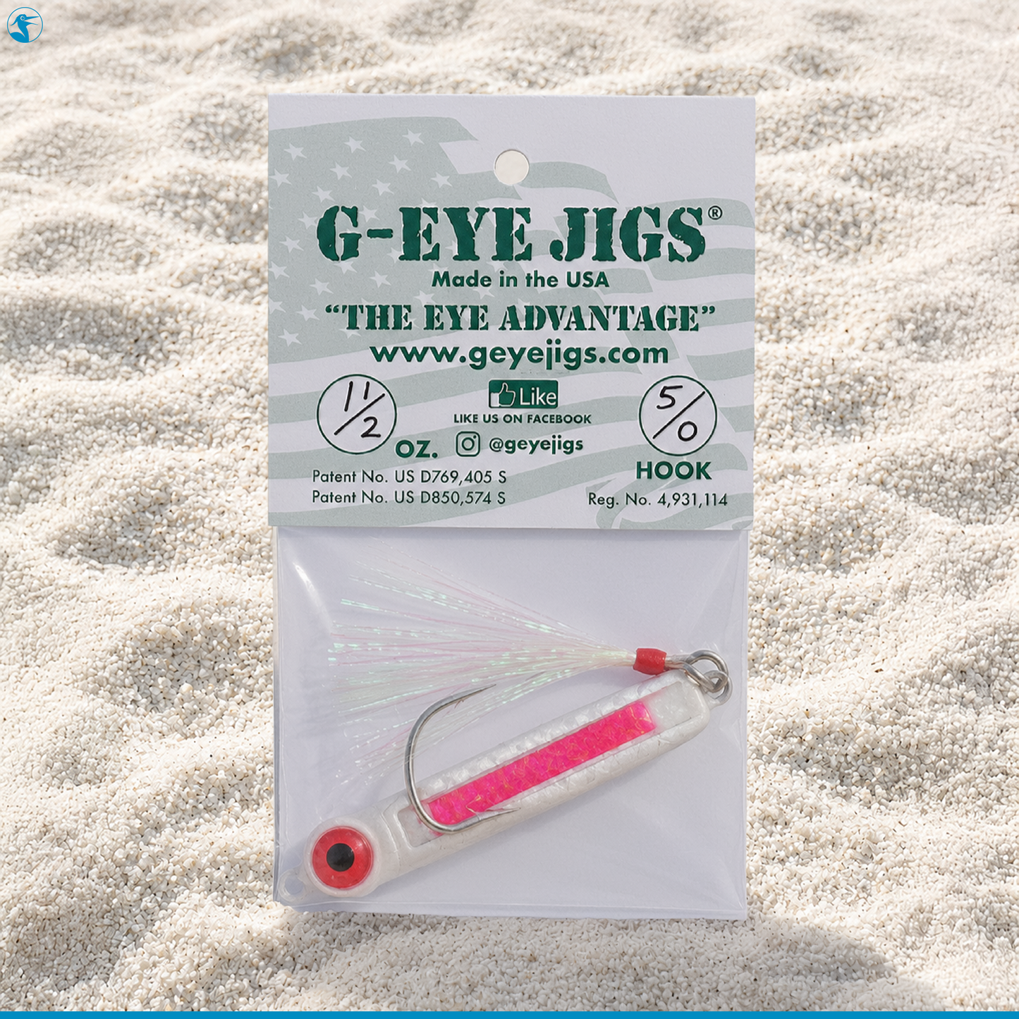 G-Eye Lures Casting Lure Rain Minnow 1.5oz (1 1/2oz)