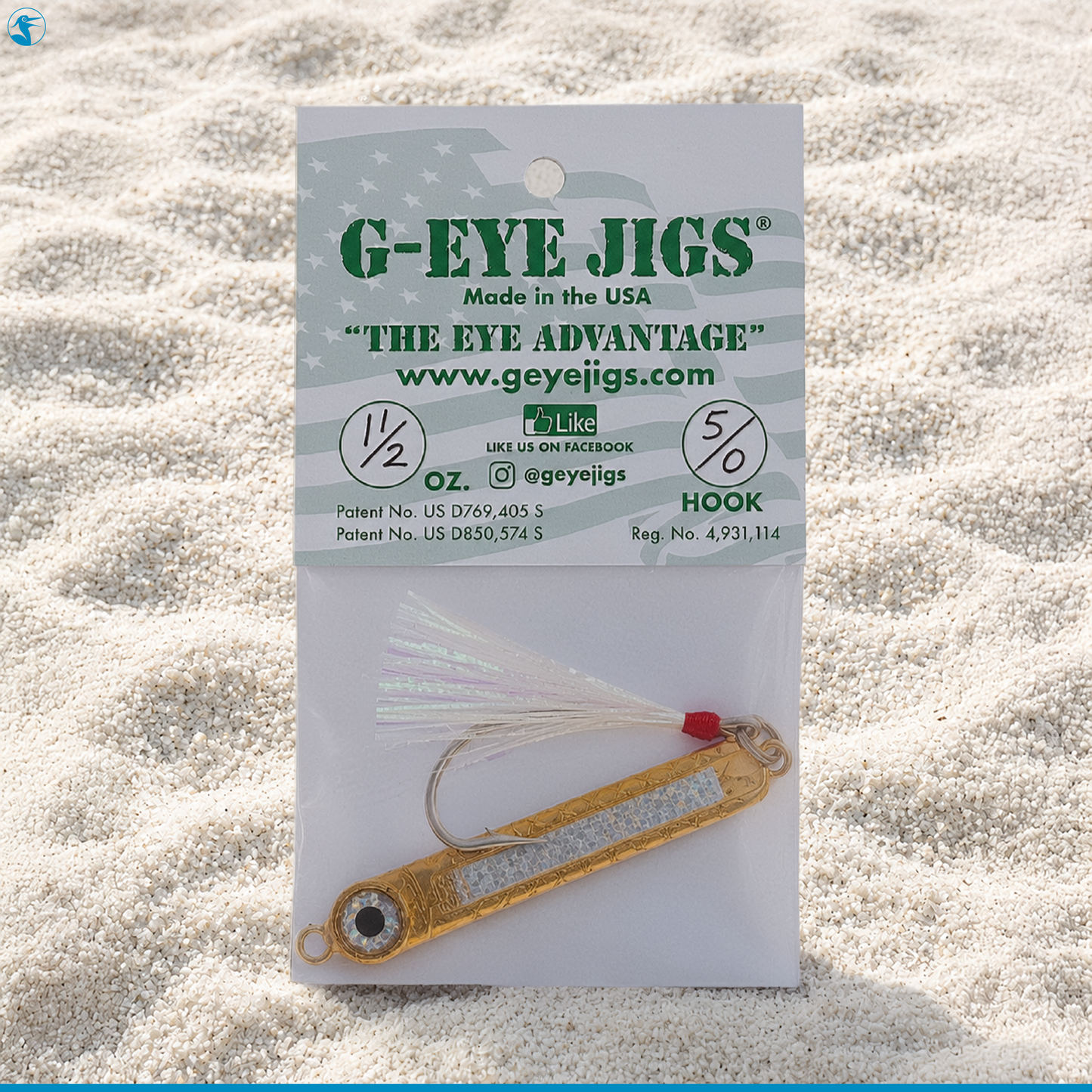 G-Eye Lures Casting Lure Rain Minnow 1.5oz (1 1/2oz)
