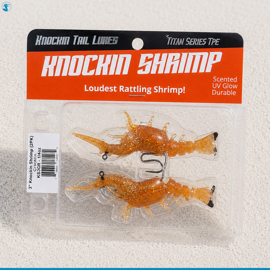 Knockin Tail Lures Soft Plastic Knockin Shrimp 0.25oz (1/4oz)