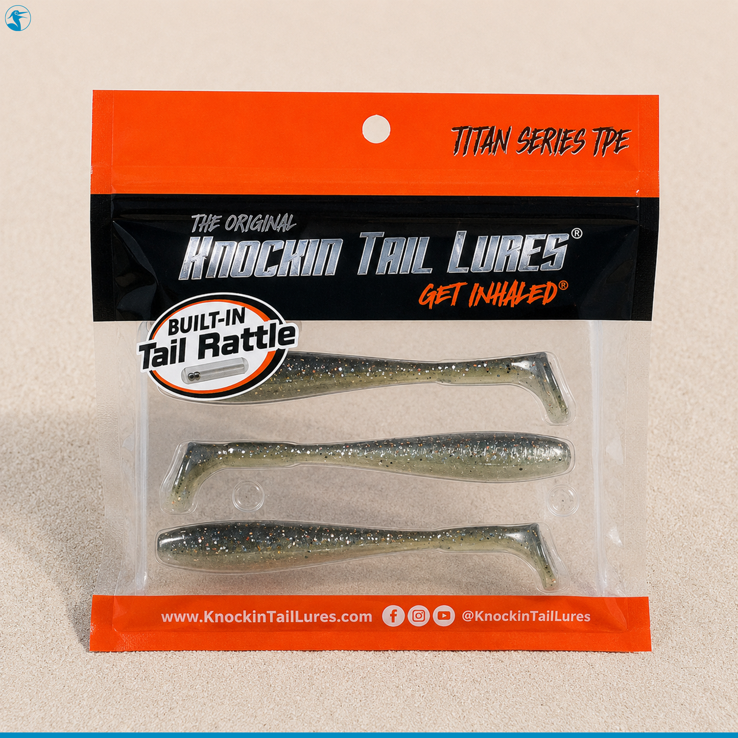 Knockin Tail Lures Soft Plastic Knockin Tail 4"