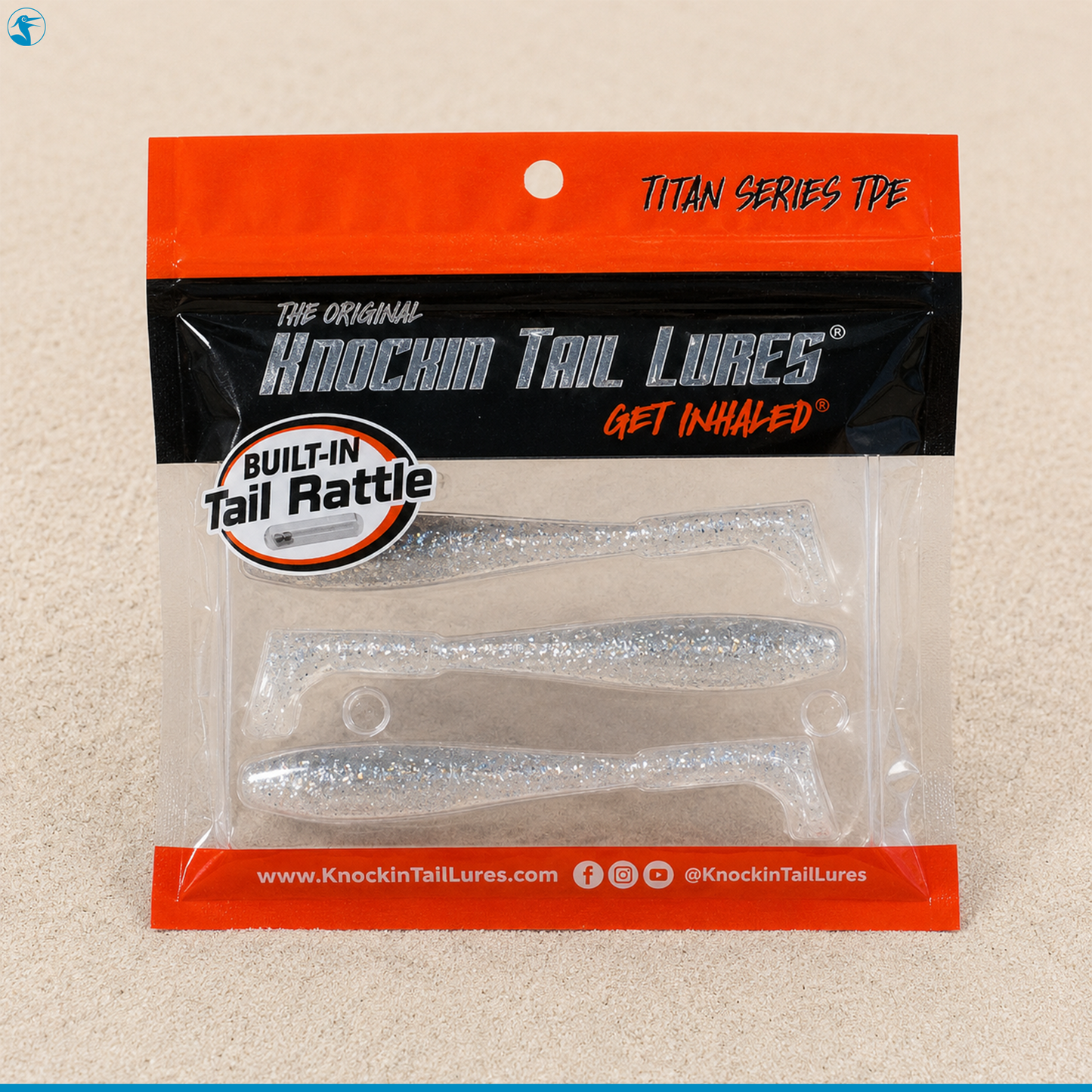 Knockin Tail Lures Soft Plastic Knockin Tail 4"