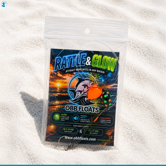 OBB Floats Pompano Rig Rattle & Glow