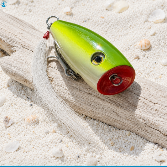 Outcast Lures Lure Yellow Star C-Wee Poppa 0.75oz (3/4oz)