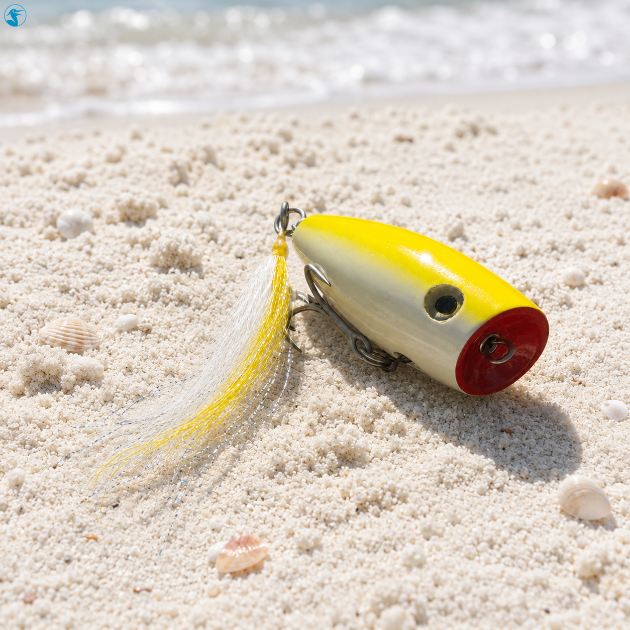 Outcast Lures Lure Yellow Star C-Wee Poppa 0.75oz (3/4oz)
