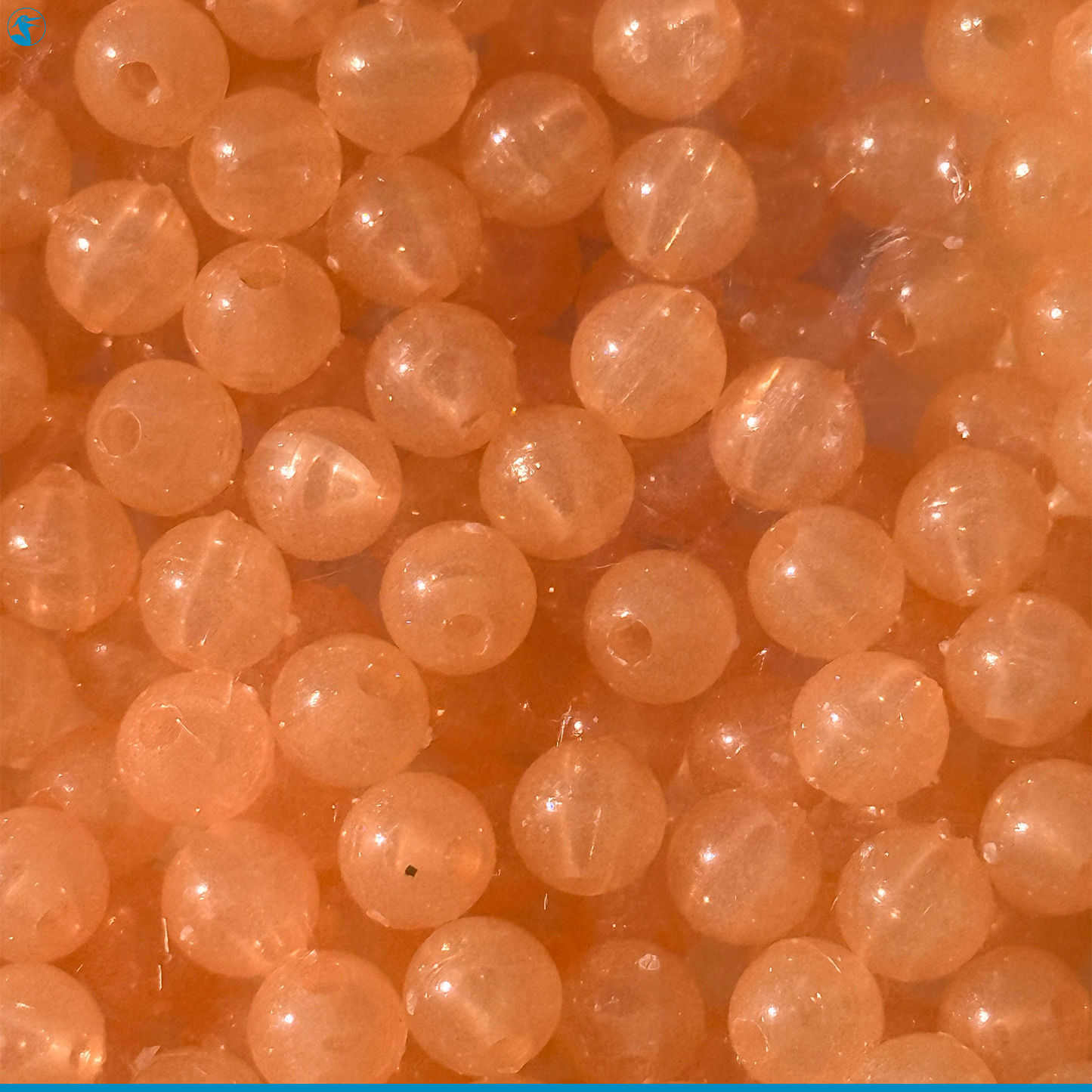 Panhandle Salt Disco Beads Faceted Glow Pack 6mm