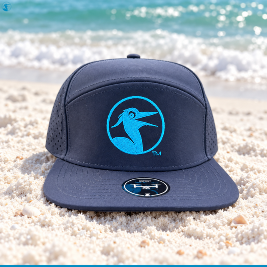 Panhandle Salt Dark Blue Kid Hat Flat Bill