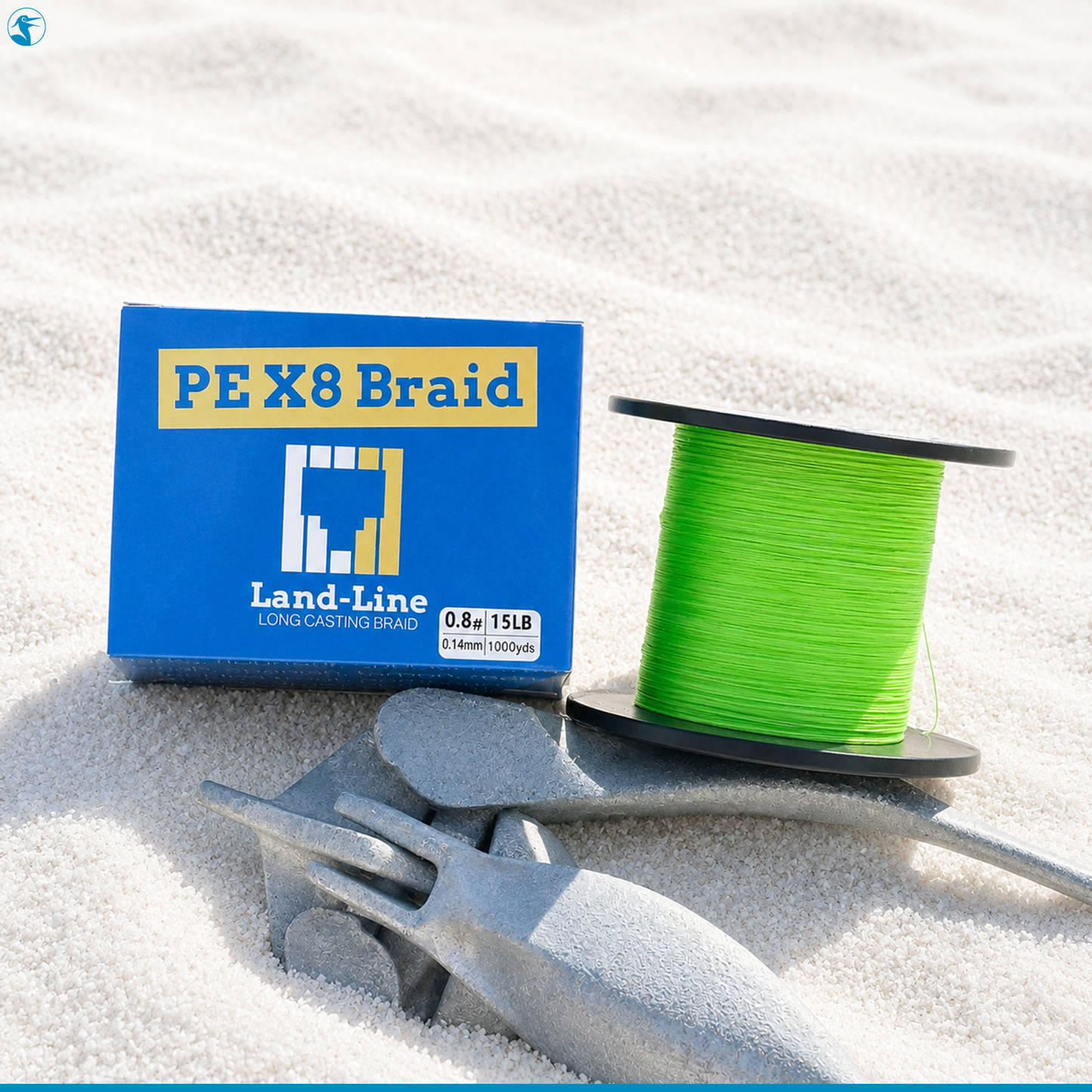 Panhandle Salt Land-Line Braid PE X8 Green