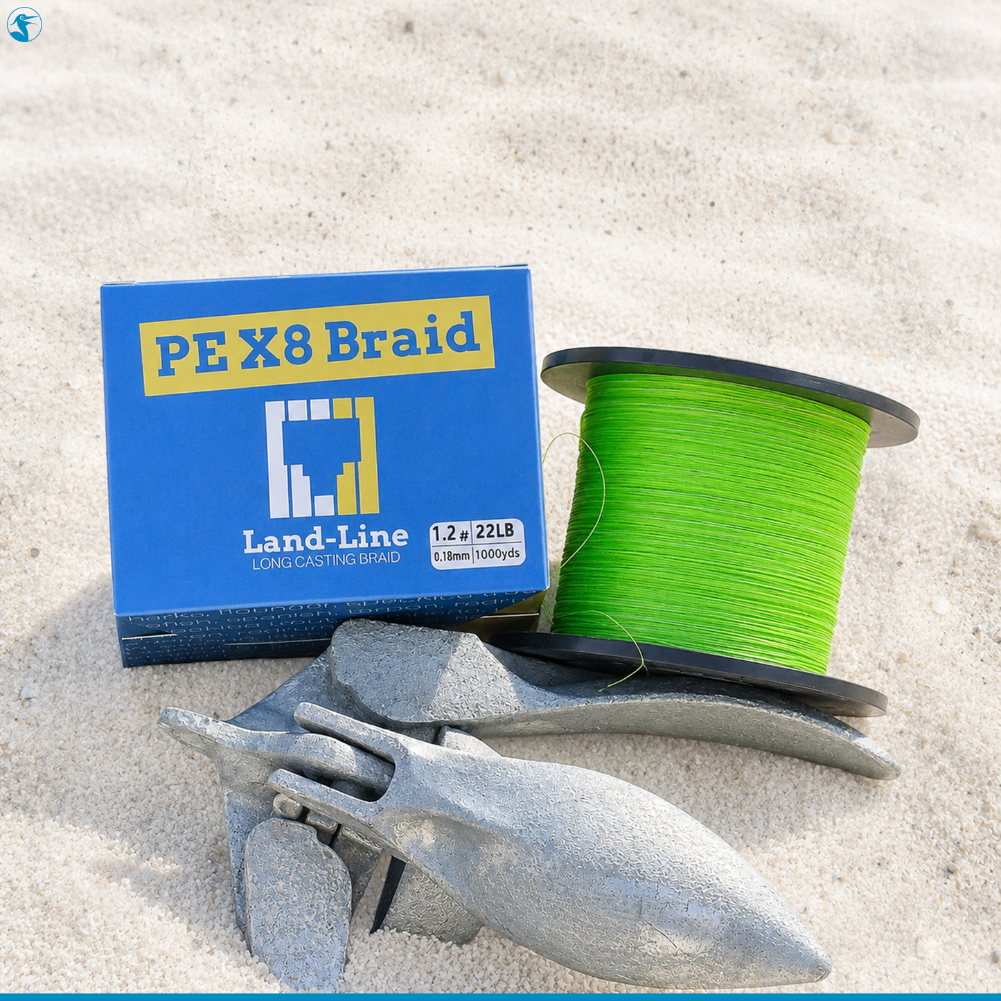 Panhandle Salt Land-Line Braid PE X8 Green