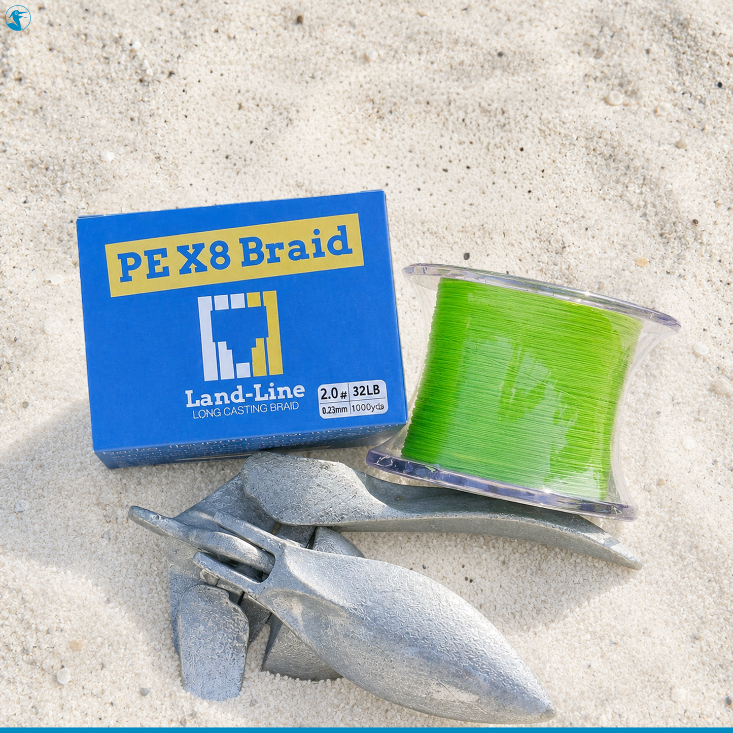 Panhandle Salt Land-Line Braid PE X8 Green