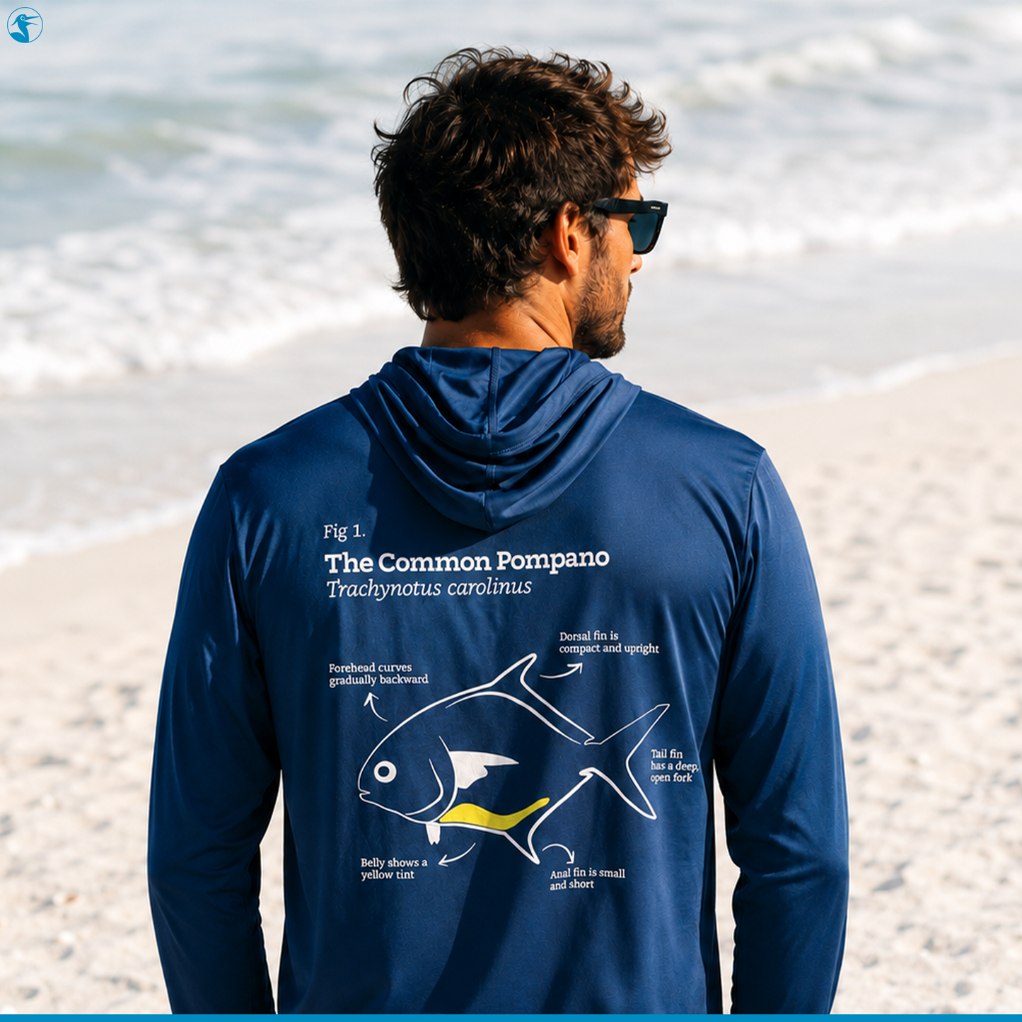 Panhandle Salt Shirt Performance Hooded The Common Pompano