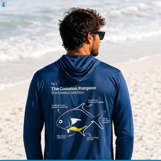 Panhandle Salt Shirt Performance Hooded The Common Pompano