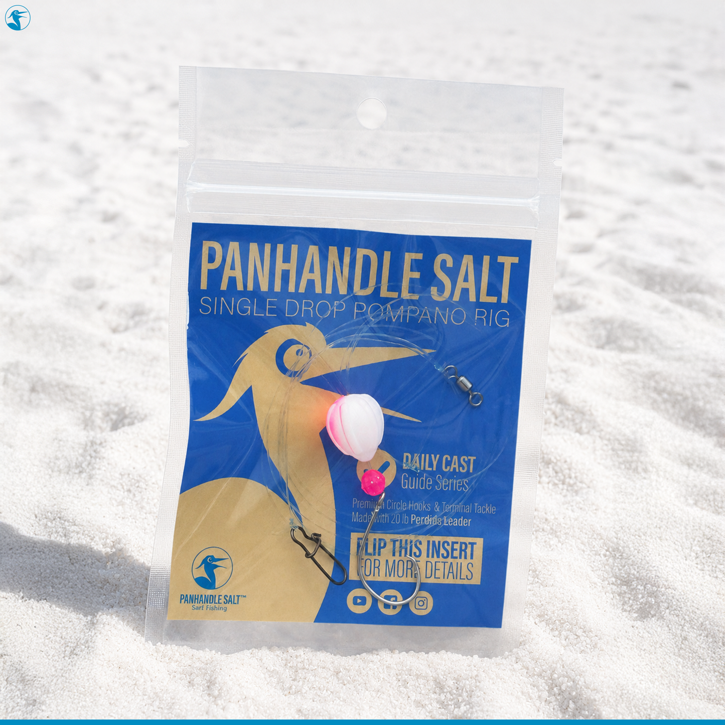 Panhandle Salt Pompano Rig Daily Cast Single Drop