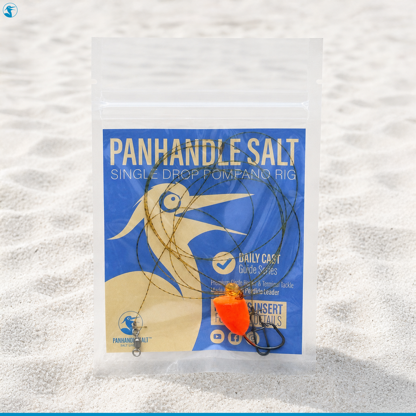 Panhandle Salt Pompano Rig Daily Cast Single Drop
