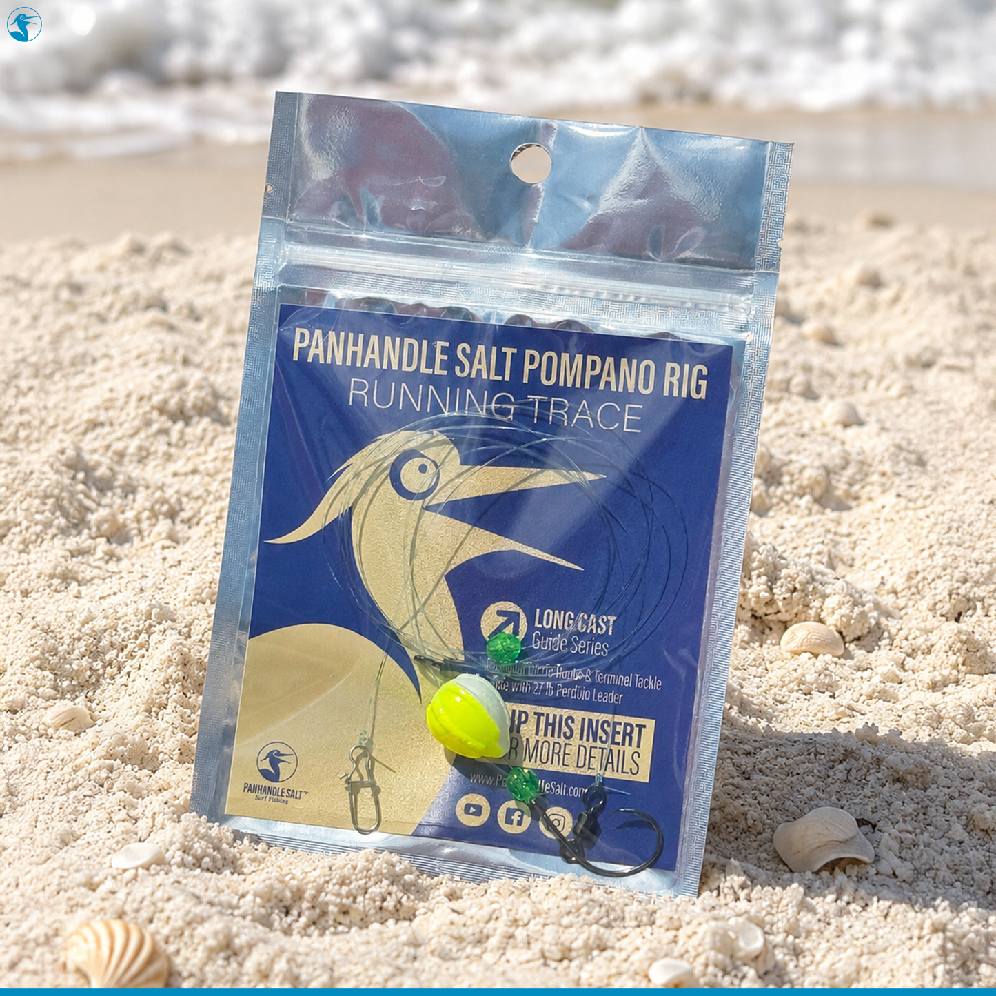 Panhandle Salt Pompano Rig Running Trace