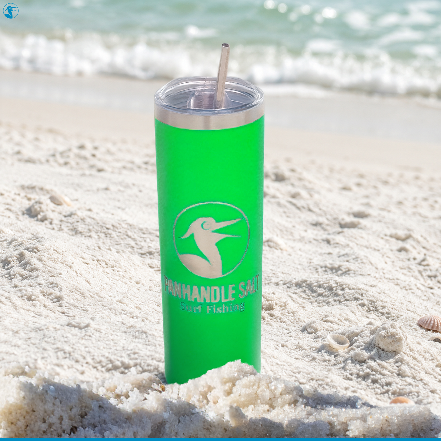 Panhandle Salt Tumbler 20 oz with Lid and Straw