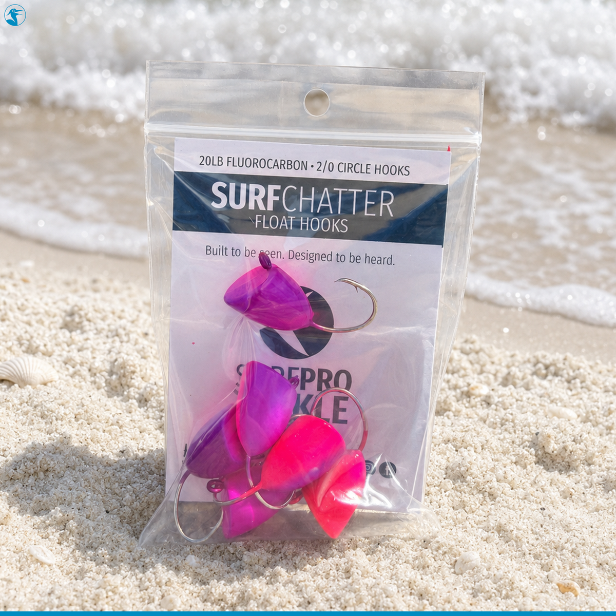SurfPro Float Pack Surf Chatter Float Hooks