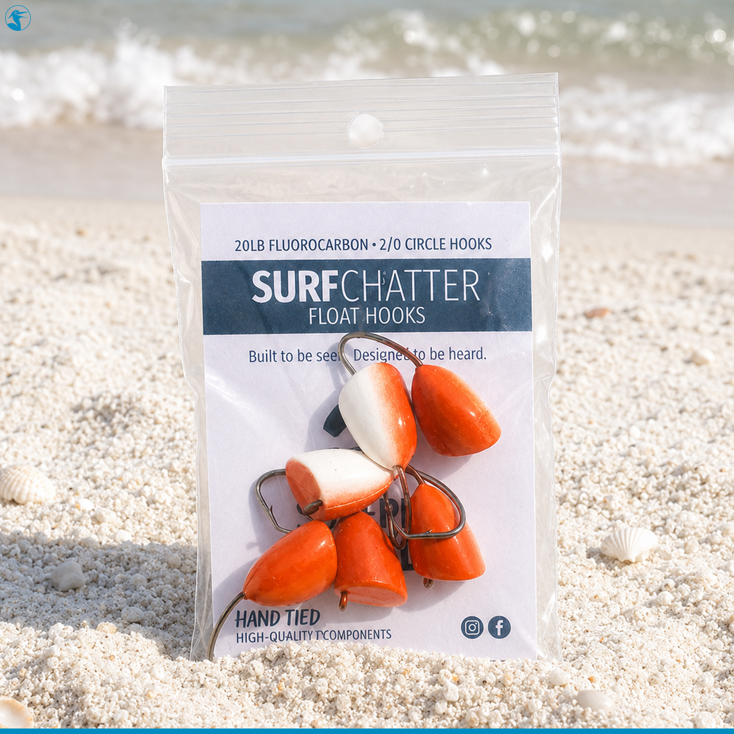 SurfPro Float Pack Surf Chatter Float Hooks