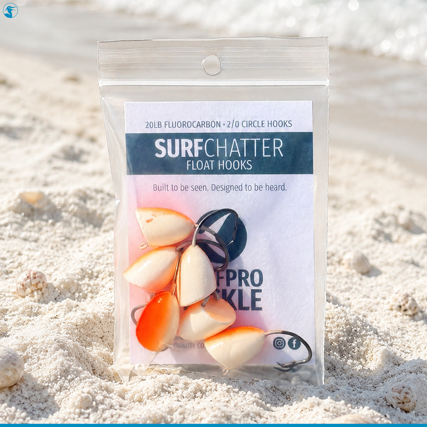 SurfPro Float Pack Surf Chatter Float Hooks