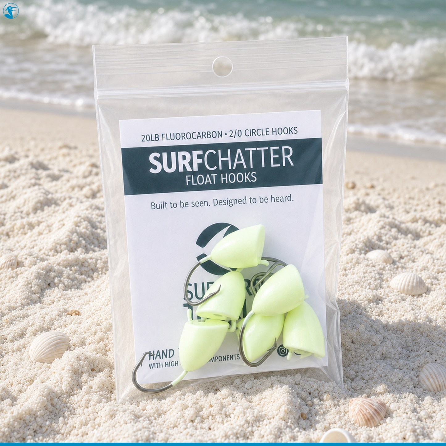 SurfPro Float Pack Surf Chatter Float Hooks