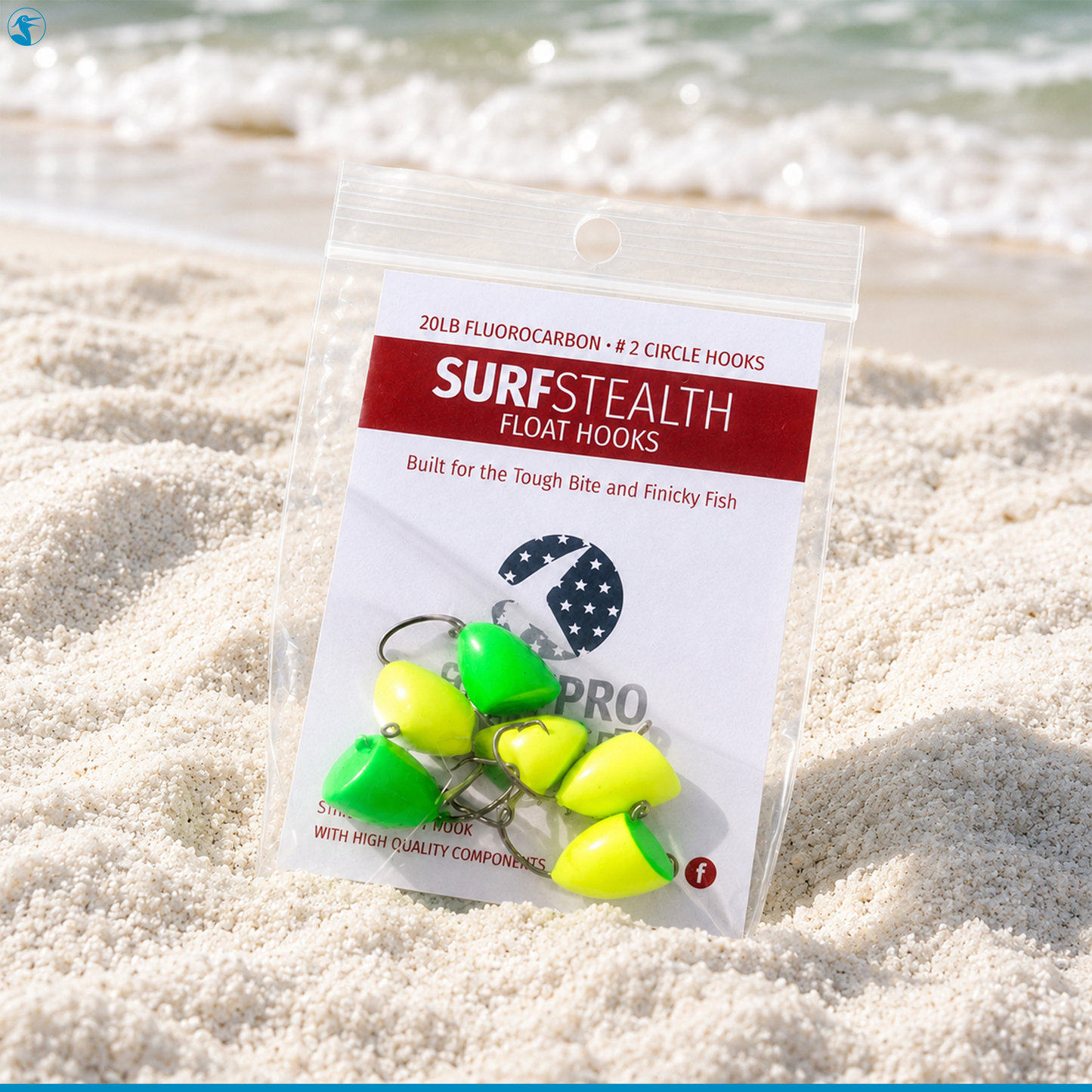 SurfPro Float Pack Surf Stealth Float Hooks