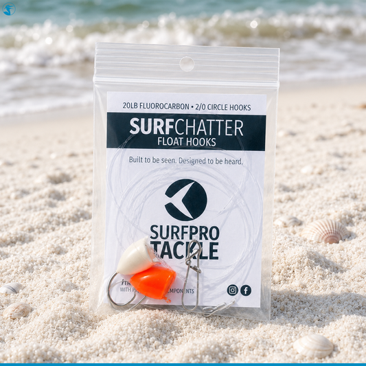 SurfPro Pompano Rig Surf Chatter Float Hook