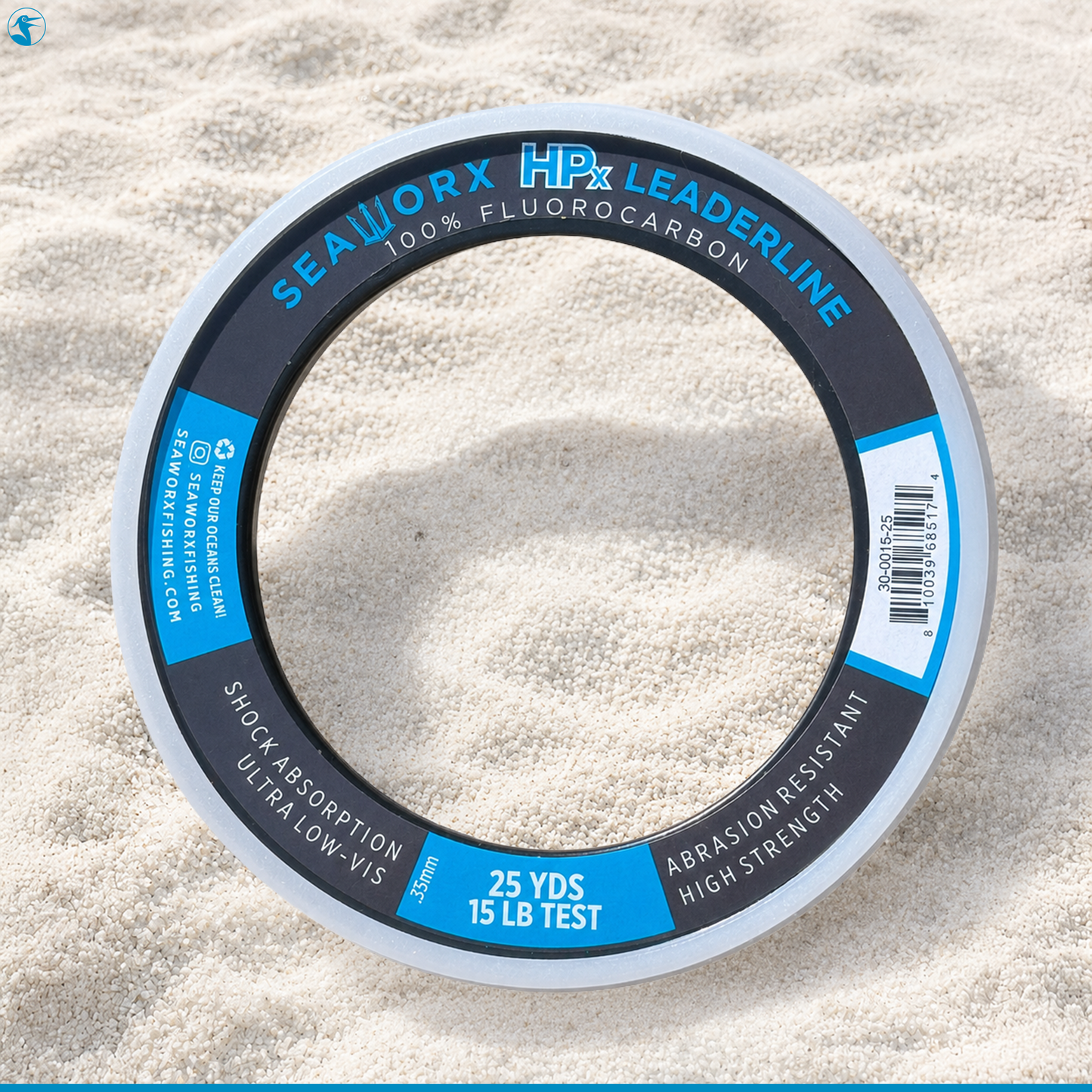Sea Worx Leaderline Fluorocarbon 25yds
