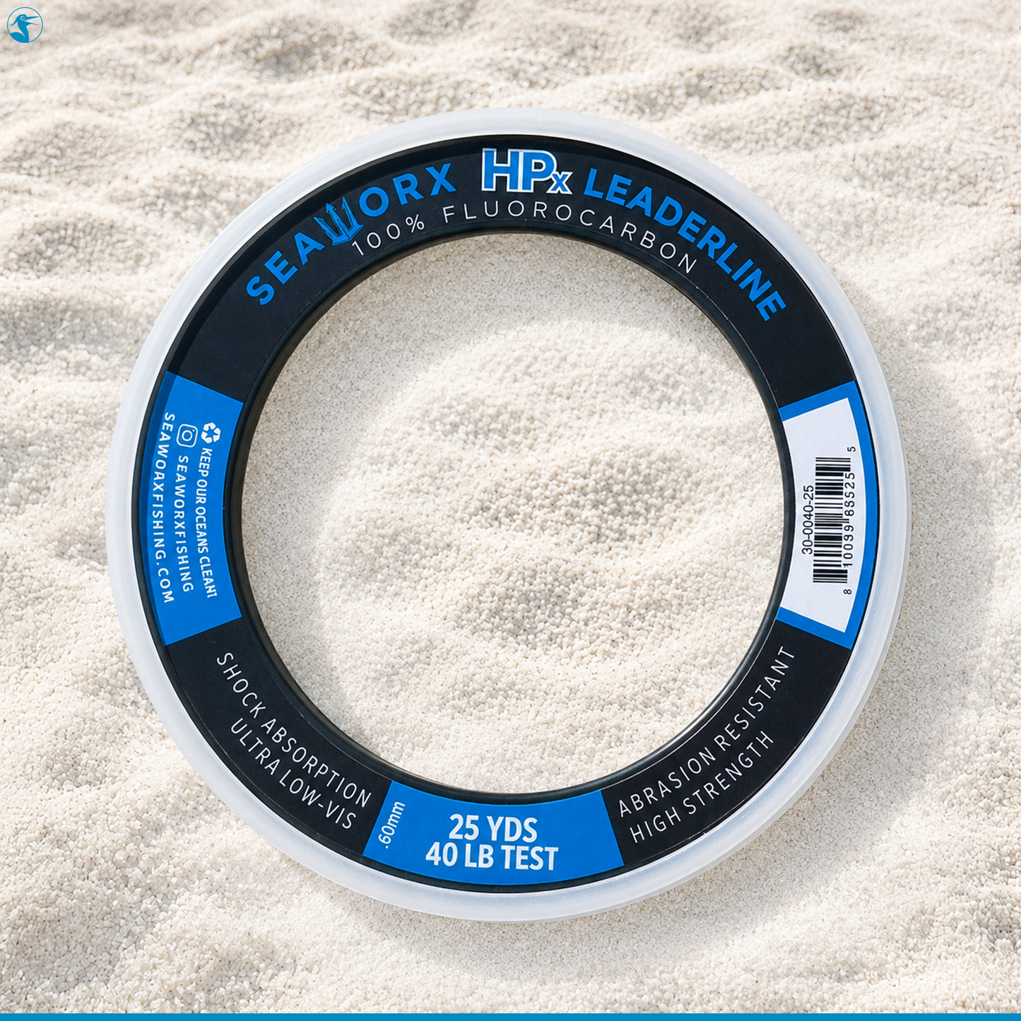 Sea Worx Leaderline Fluorocarbon 25yds