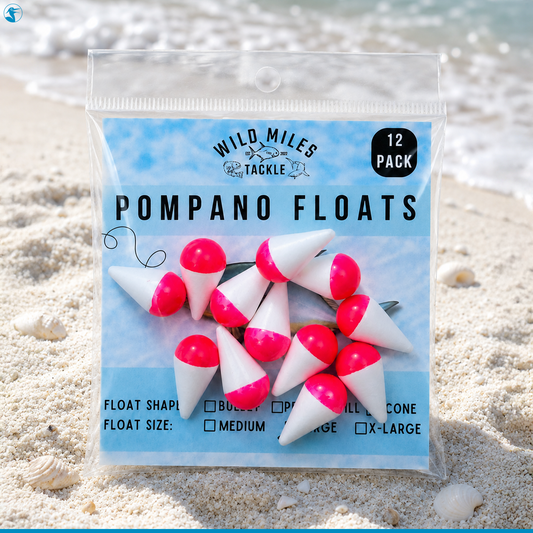Wild Miles Float Pack Large Cone Pompano Float